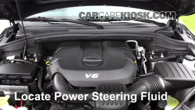 2014 Dodge Durango SXT 3.6L V6 FlexFuel Liquide de direction assistée Vérifier le niveau de liquide